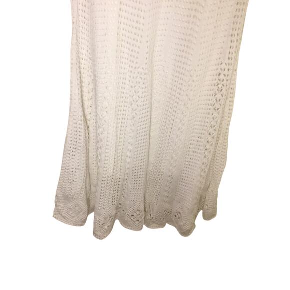 Polo Ralph Lauren white Cotton crochet Knit Pointelle Dress - Picture 7 of 9